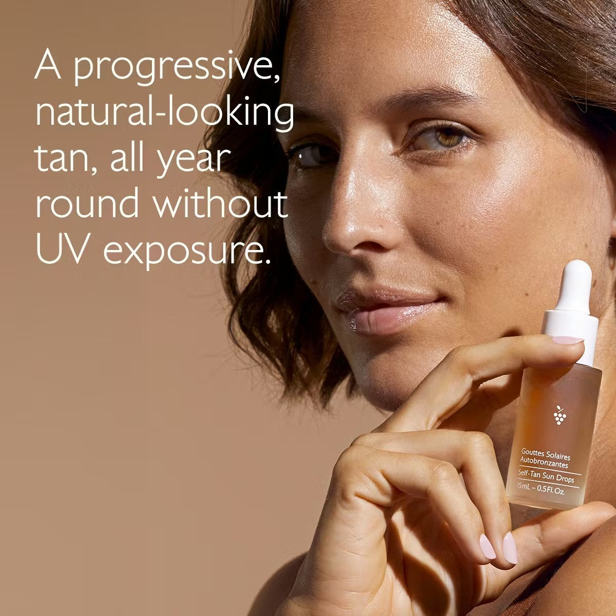 Self-Tan Sun Drops with Organic Grape Water for a Buildable Sun-Kissed Glow