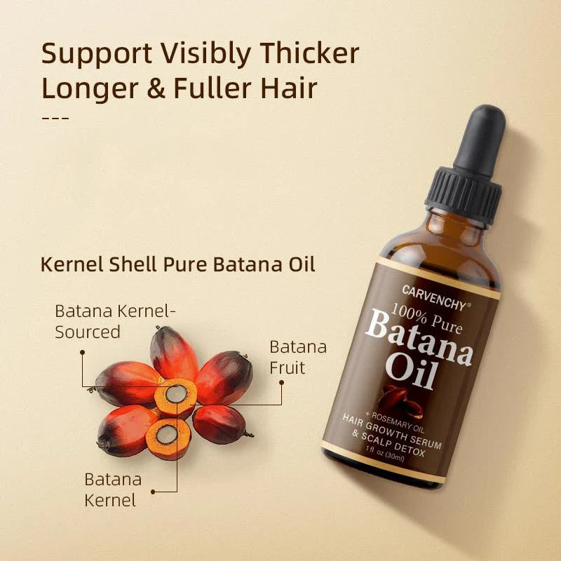 CARVENCHY Batana Oil with Rosemary for Stronger, Healthier Looking Hair