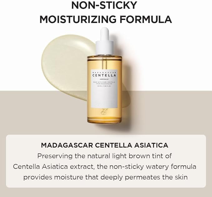 Madagascar Centella Asiatica Ampoule featuring Pure Centella Extract