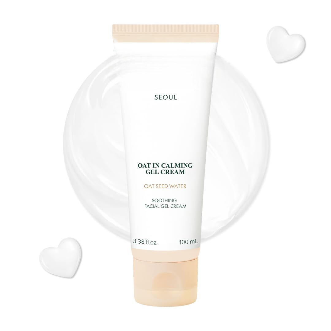 Oat In Calming Gel Cream Water-Gel Face Moisturizer, Sensitive & Blemish-Prone Skin
