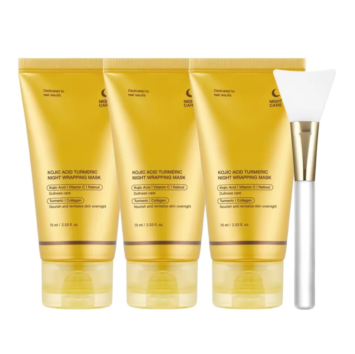 Kojic Acid Turmeric Night Wrapping Mask — Korean Skincare, 75mL
