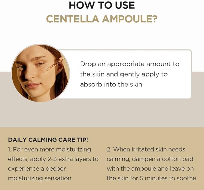 Madagascar Centella Asiatica Ampoule featuring Pure Centella Extract