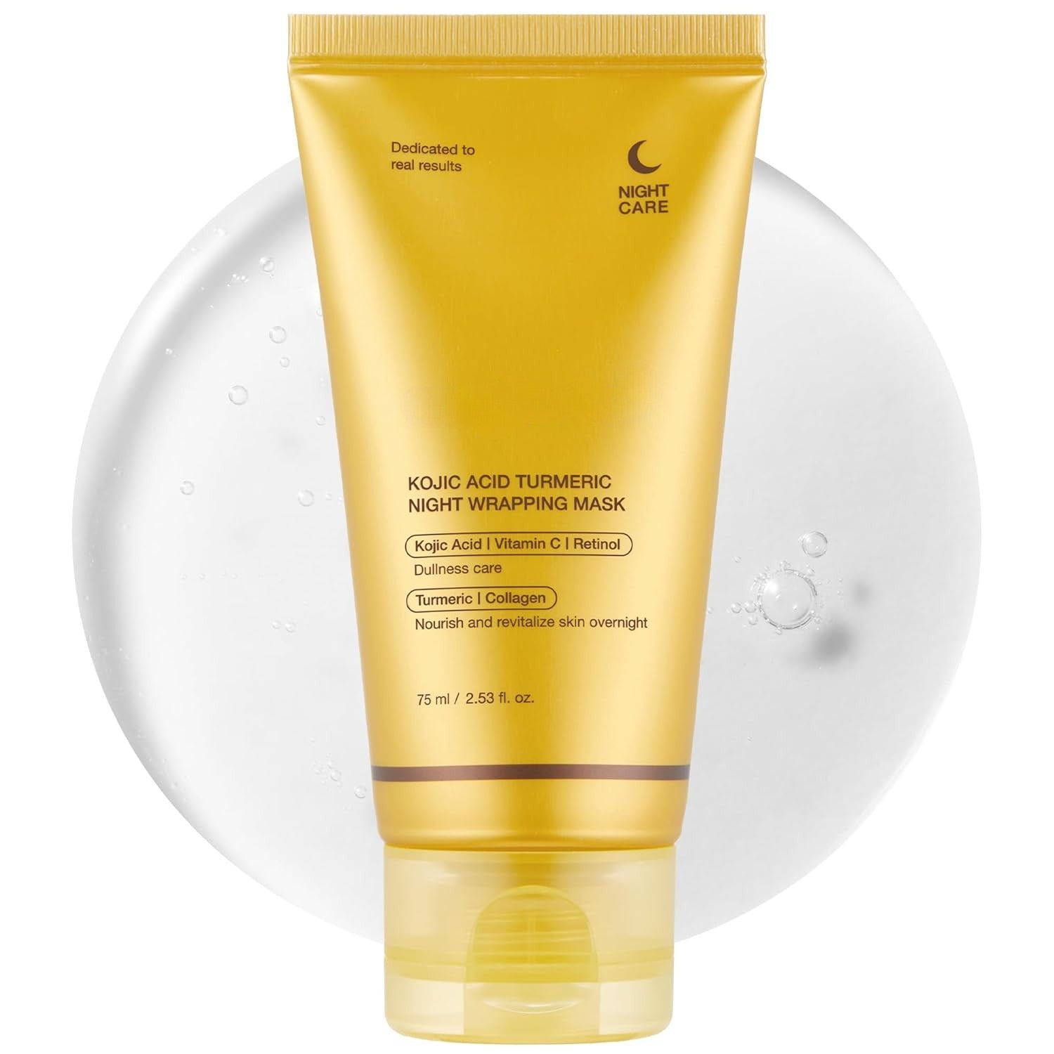 Kojic Acid Turmeric Night Wrapping Mask — Korean Skincare, 75mL