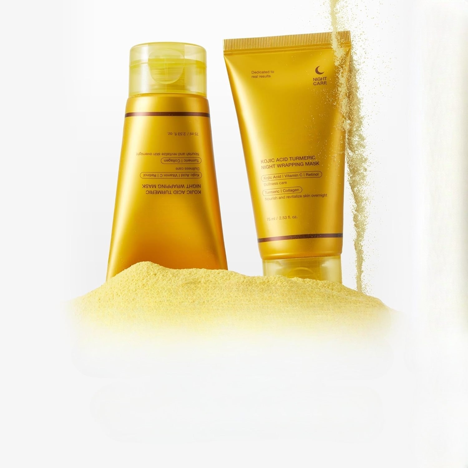 Kojic Acid Turmeric Night Wrapping Mask — Korean Skincare, 75mL