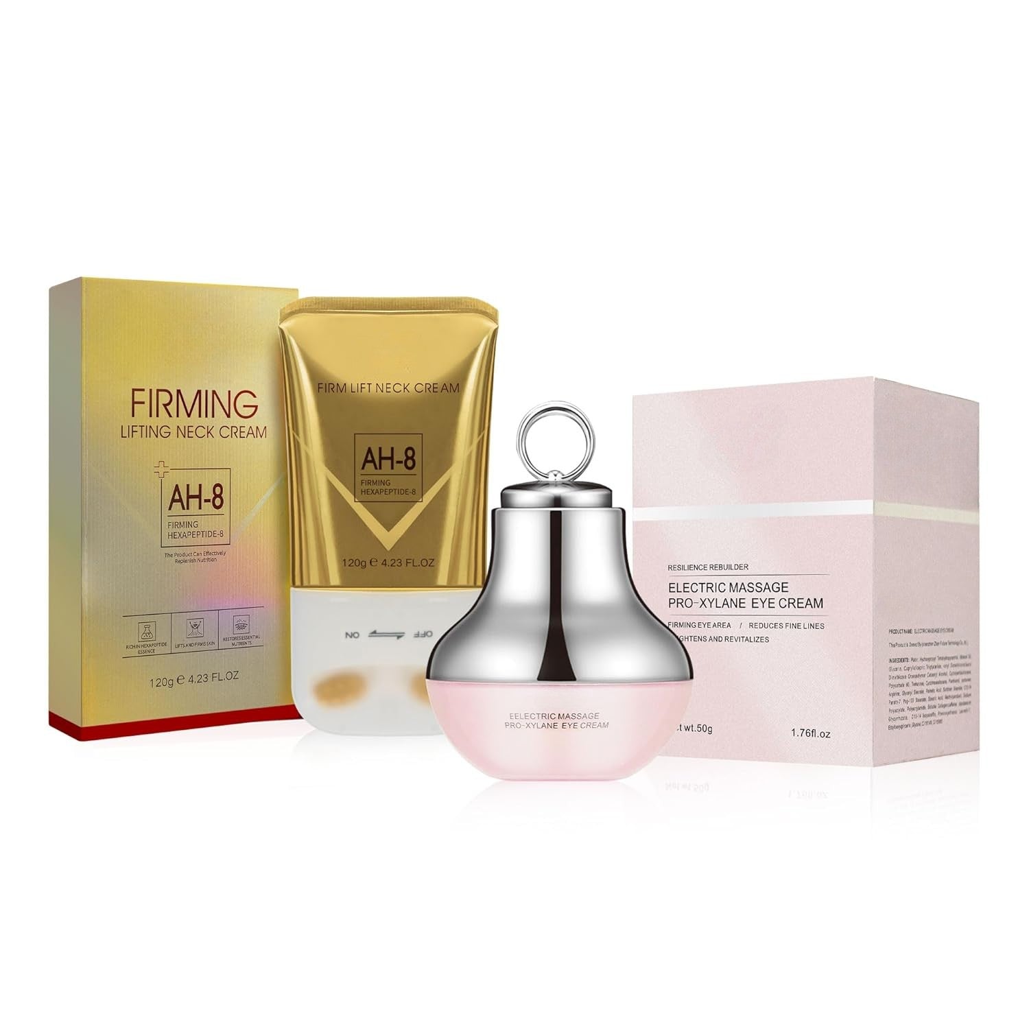 Firming Neck & Eye Cream Duo — Hydrating Anti-Aging Formula for Firming & Smoothing