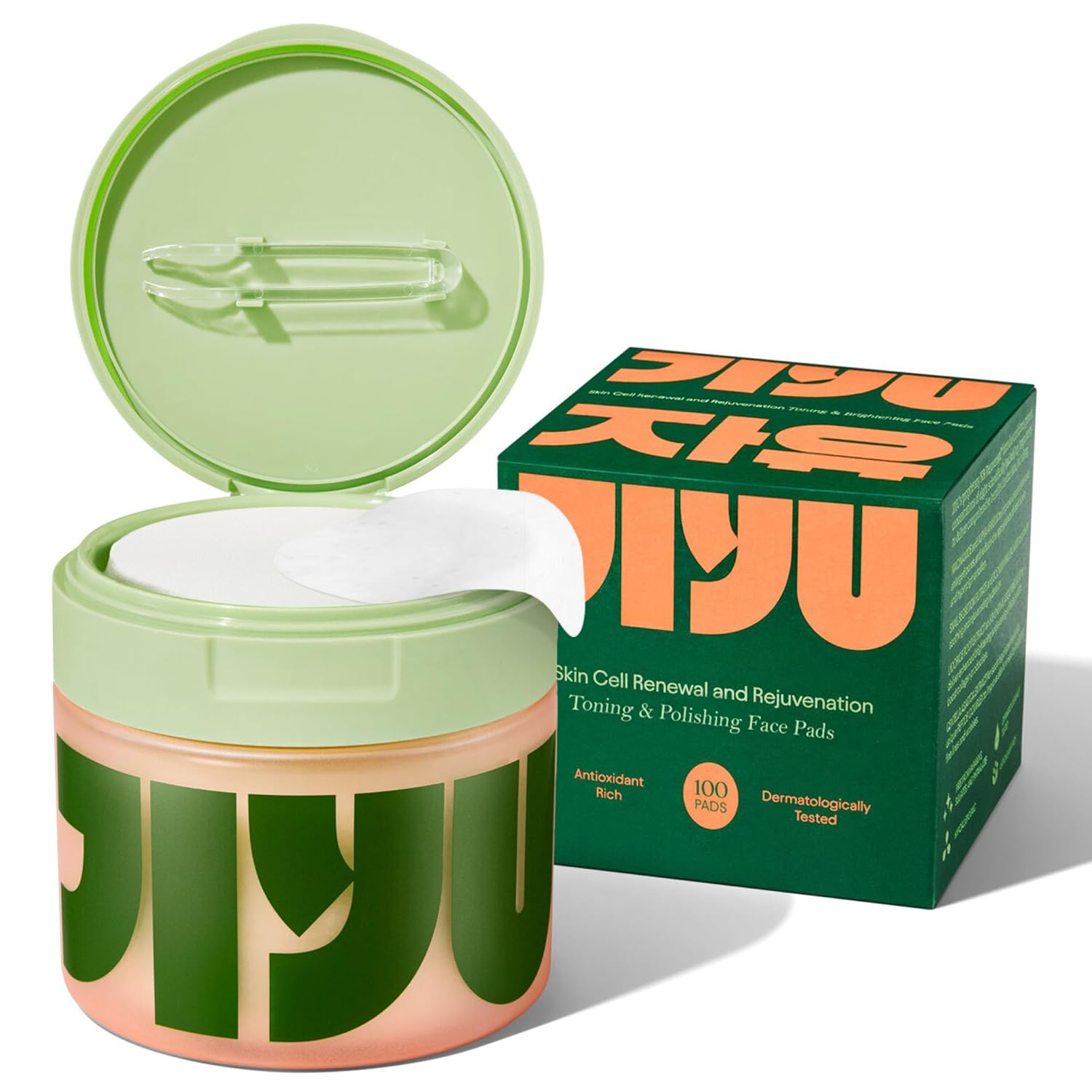 JiYu Toning Polish Pads for Dark Spots, Dull Skin & Hydrating Skin Care