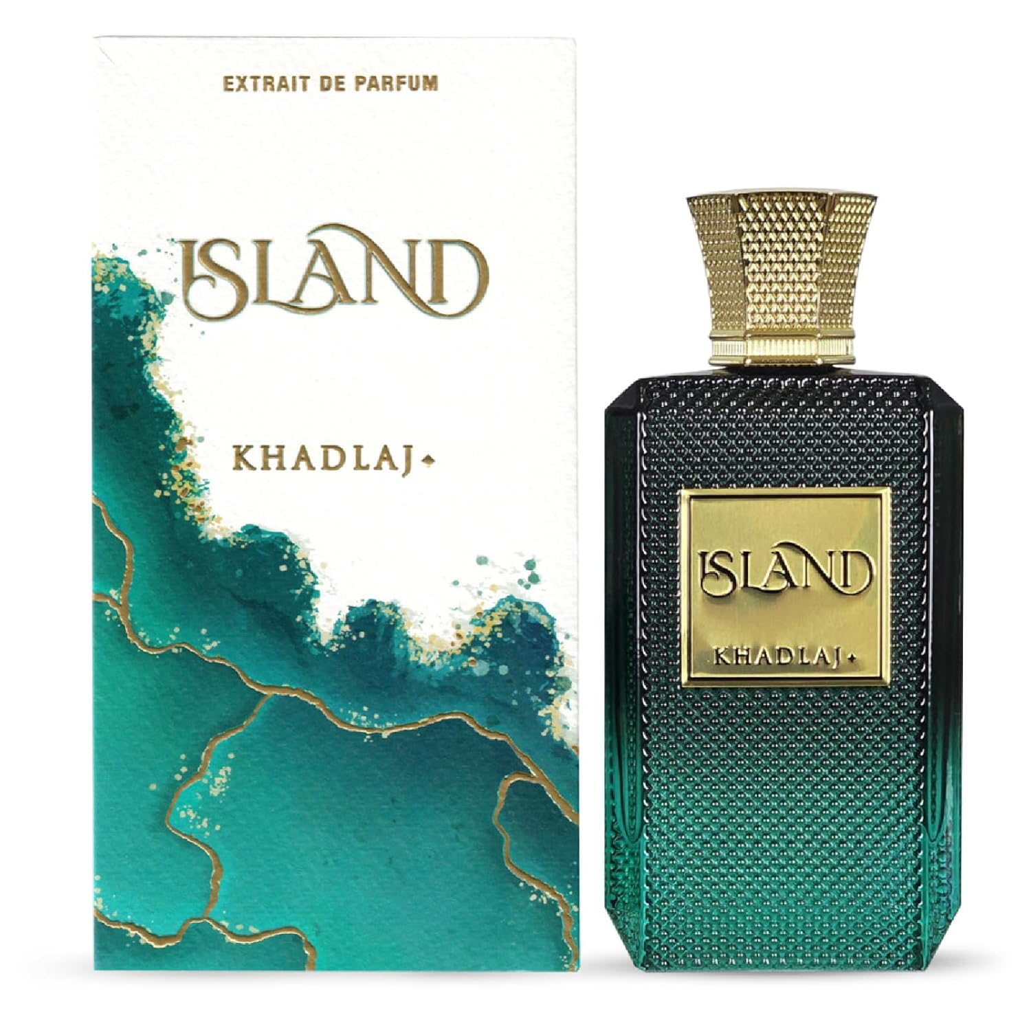 Khadlaj Island Extrait de Parfum Unisex Tropical Citrus & Amber Fragrance