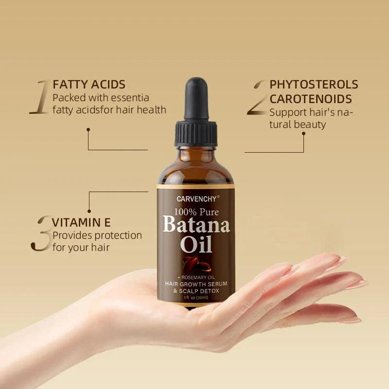 CARVENCHY Batana Oil with Rosemary for Stronger, Healthier Looking Hair
