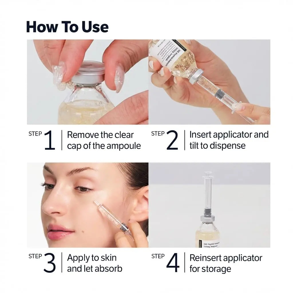 Deep Collagen Silk Peptide Intensive Ampoule — Korean Face Lift Serum with 30 Peptide Complex
