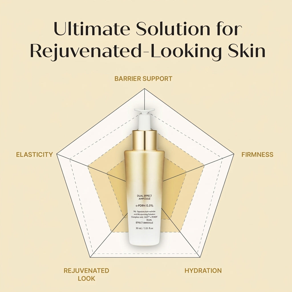 Dual Effect Ampoule Face Serum for Firming, Skin Elasticity & Wrinkle Care
