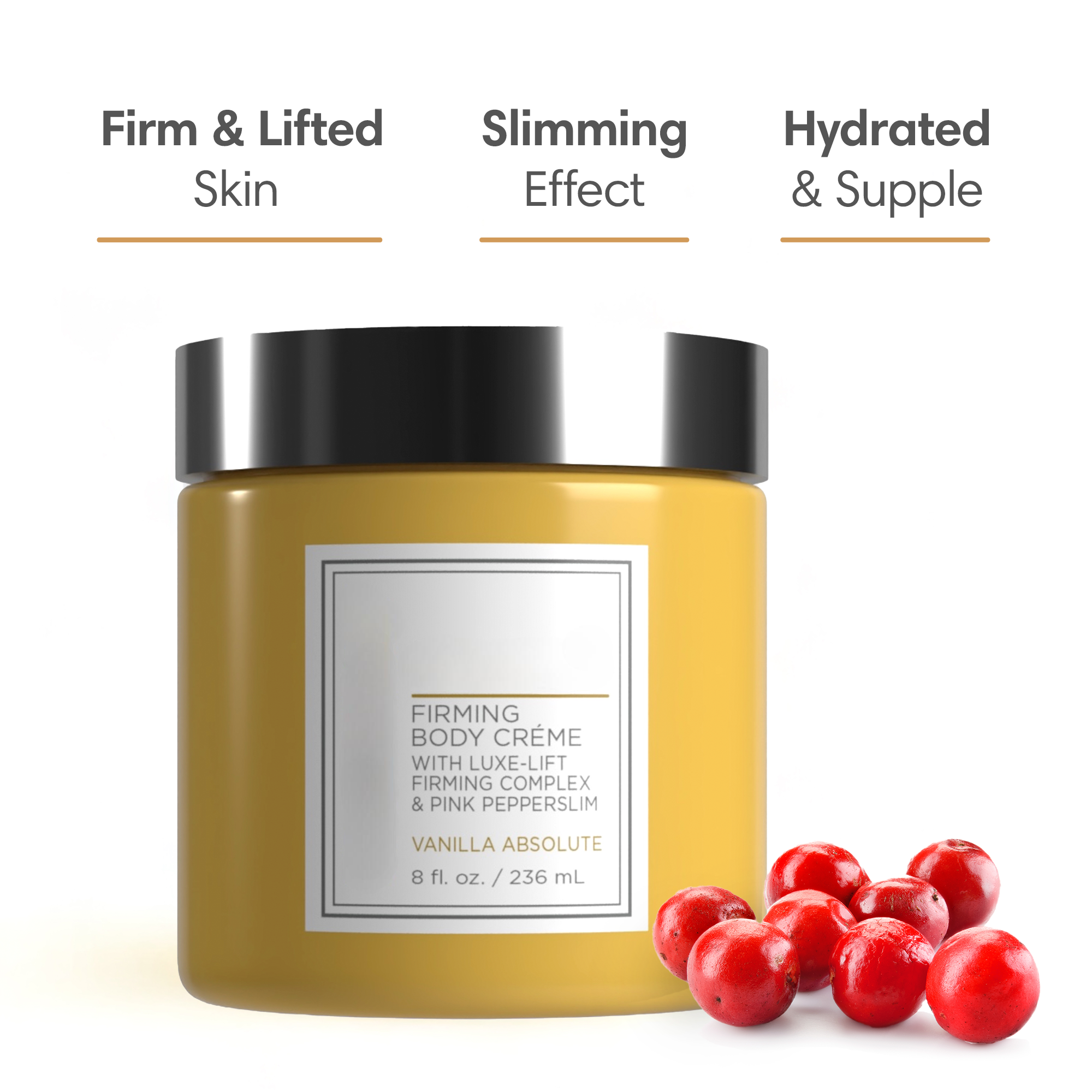 Firming Body Cream Champagne Beaute Lift — Luxe-Lift Complex & Pink Pepperslim
