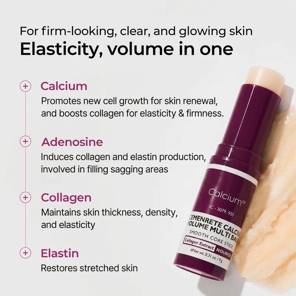 Collagen Boost Set with Calcium Volume Firming Balm — 5-Step Routine for Mature Skin