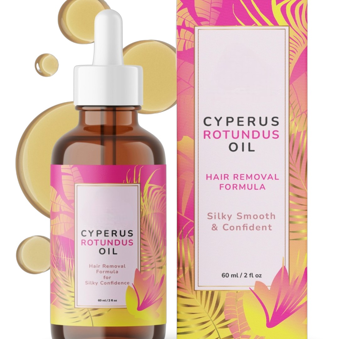 Cyperus Rotundus Oil for Natural Hair Reduction & Smooth Skin