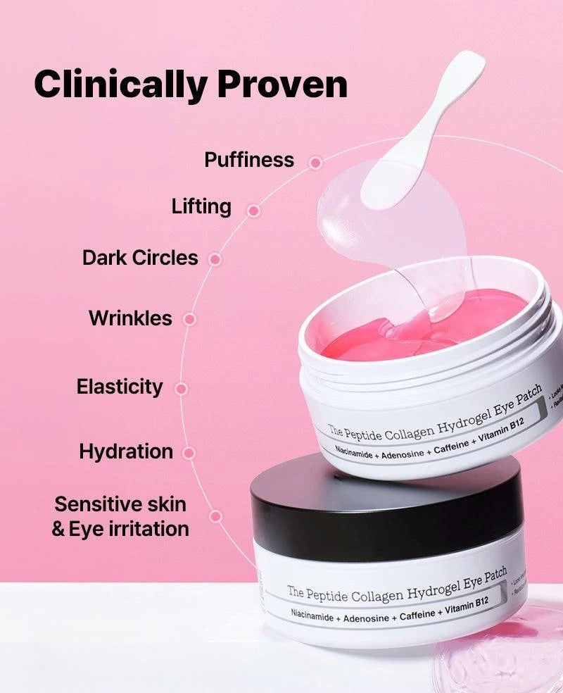 The Peptide Collagen Hydrogel Eye Patch for Dark Circles, Puffy Eyes & Fine Lines