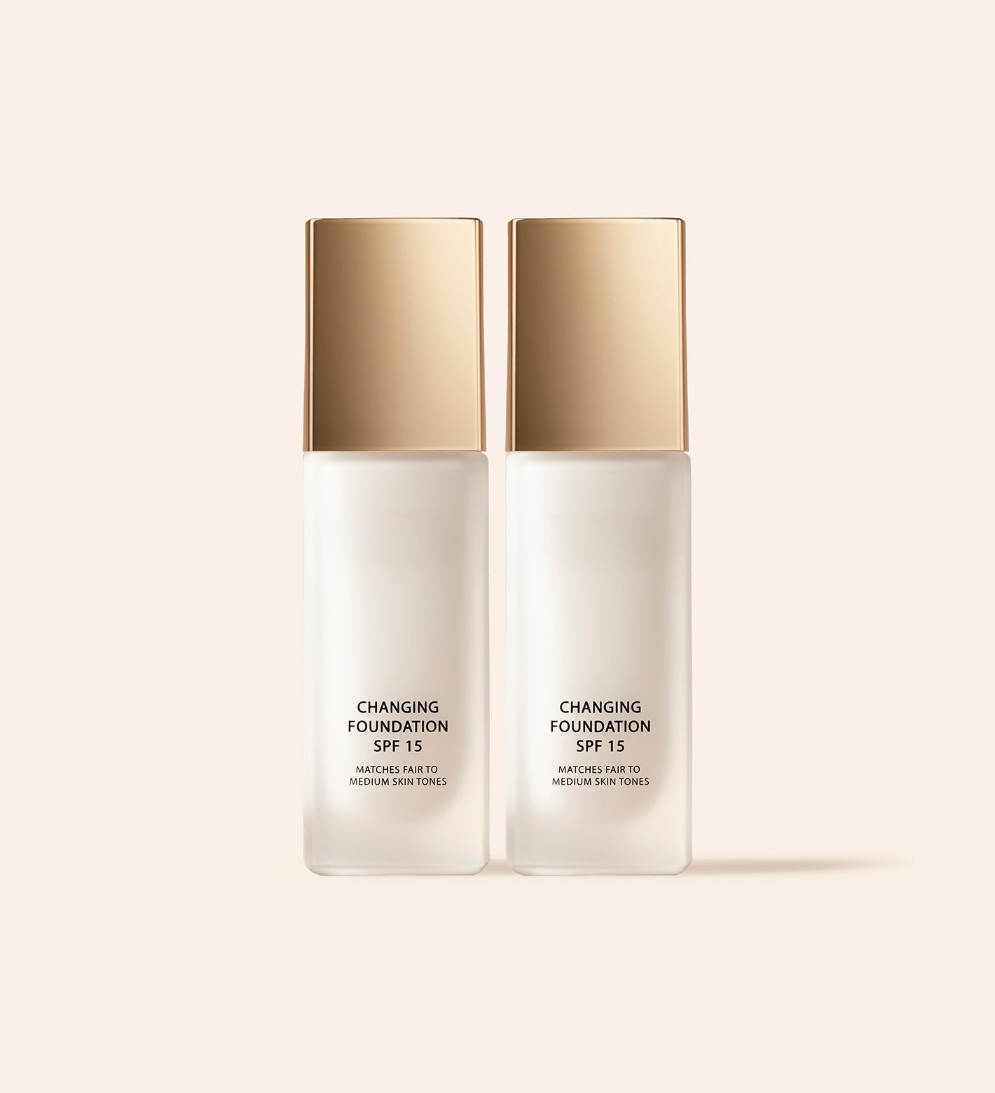 Changing Technology Foundation with SPF 15 — Adaptive Shade Foundation for Natural-Looking Coverage