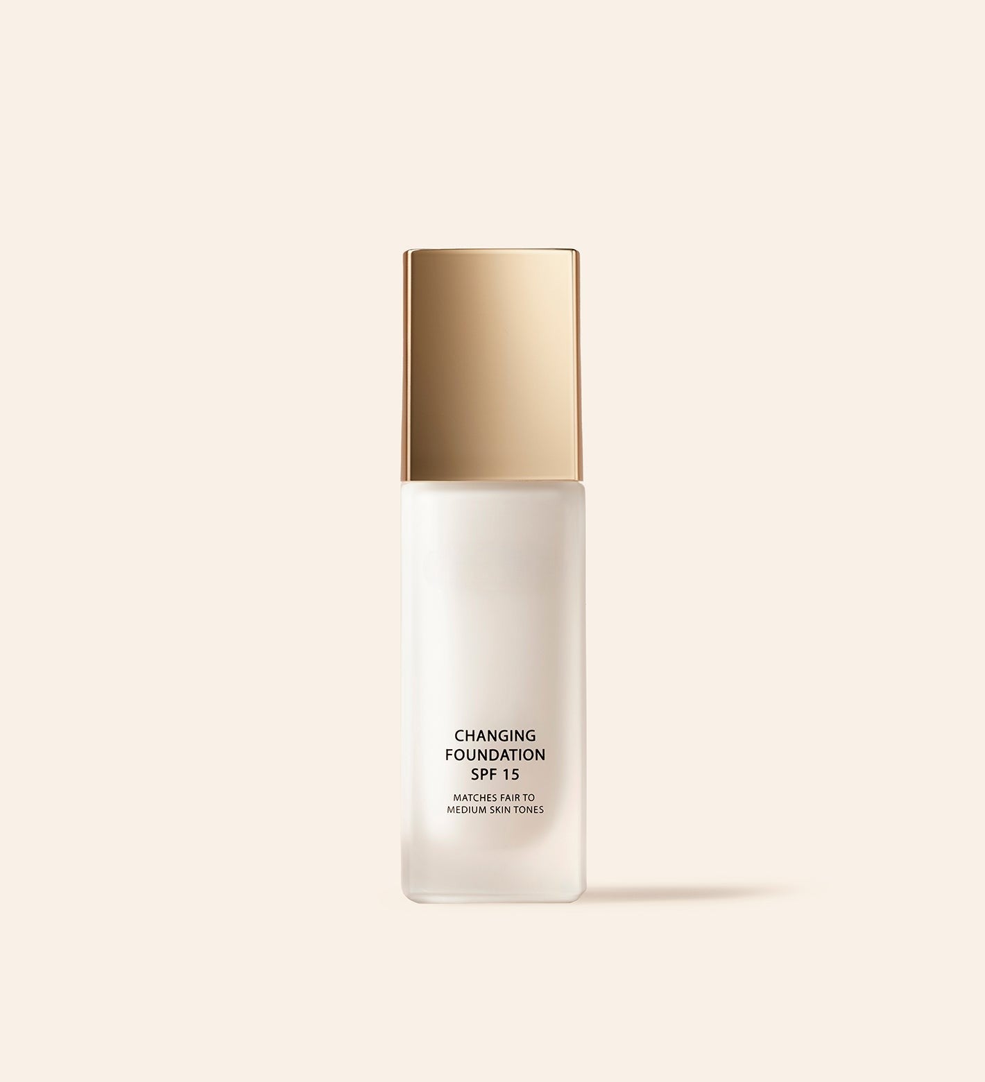 Changing Technology Foundation with SPF 15 — Adaptive Shade Foundation for Natural-Looking Coverage