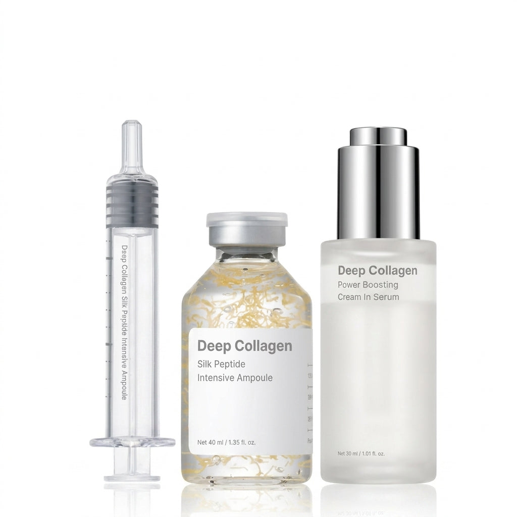Silk Collagen and Peptide Face-Lift Duo for Firming, Fine Lines & Wrinkle Care