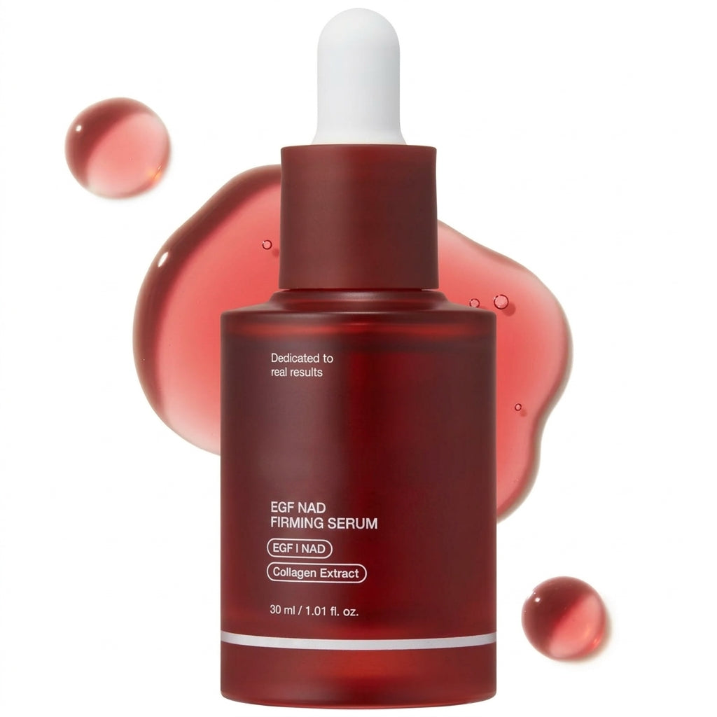 EGF & NAD+ Firming Serum Collagen Extract & Peptides for Anti-Aging Korean Skincare, 30mL