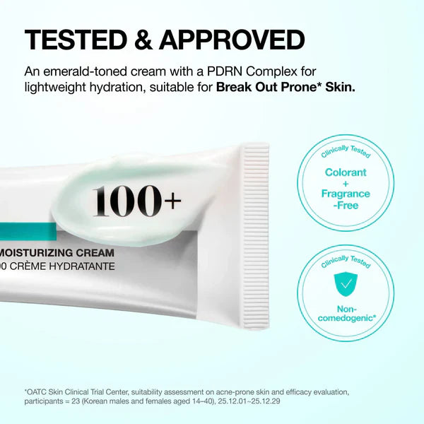 PDRN Hyaluronic Acid 100 Moisturizing Cream — Collagen Formula for Glass Skin Glow