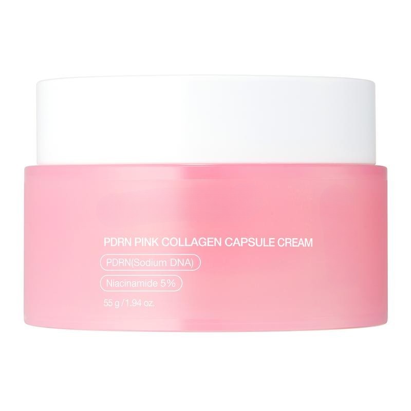 PDRN Pink Collagen Capsule Cream with Niacinamide for a Dewy, Even-Toned Glow