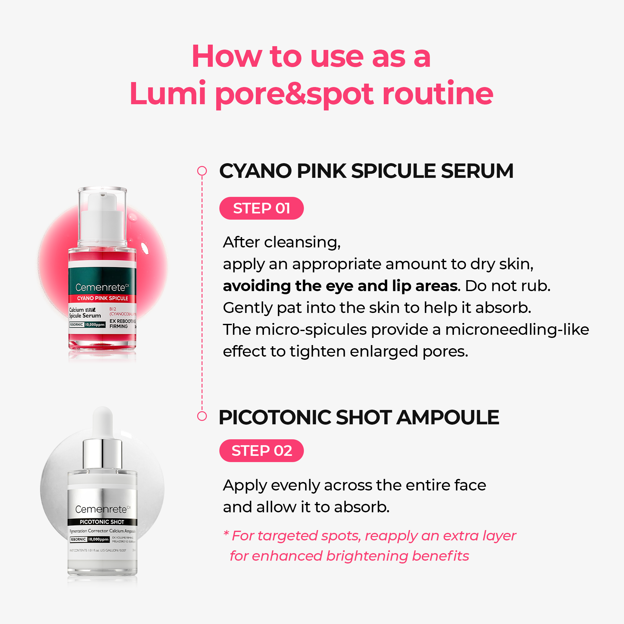 Lumi Pore & Spot Care Serum Duo for Clearer, Brighter Skin
