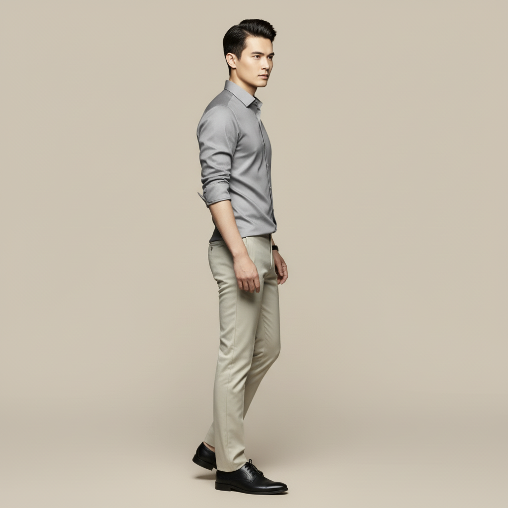 Mooncrest Men's Button Up Shirt | Long Sleeve