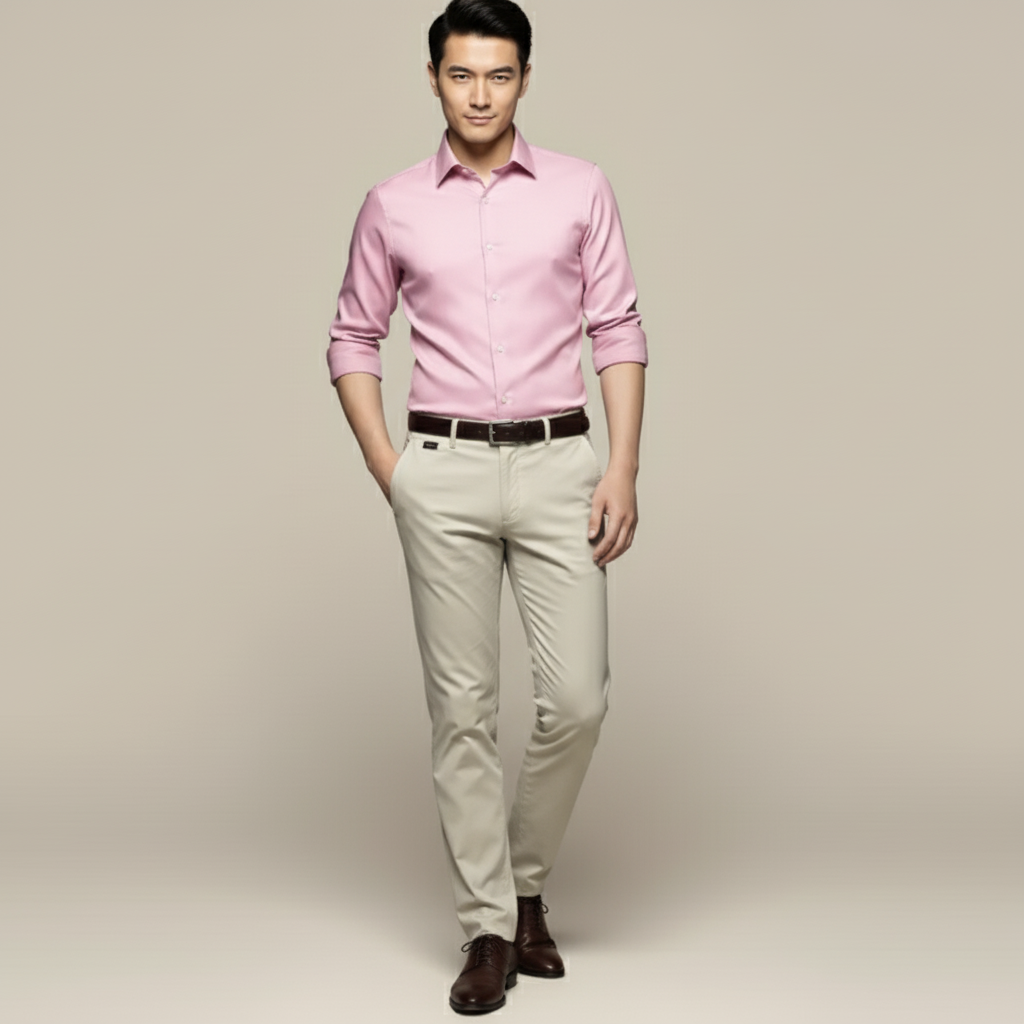 Mooncrest Men's Button Up Shirt | Long Sleeve