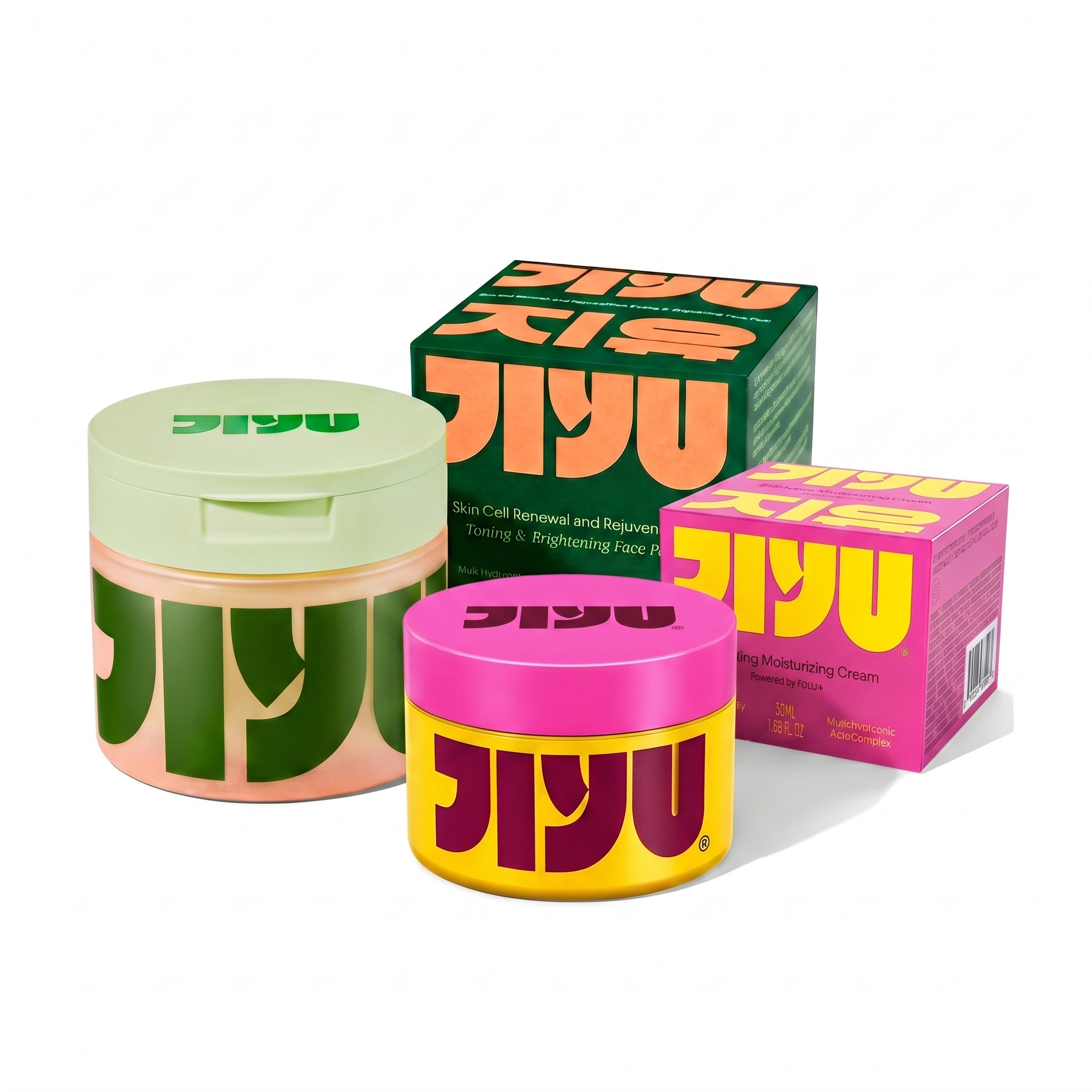 JiYu Anti-Aging Glow-Up Bundle for Fine Lines, Dark Spots & Glowing Skin
