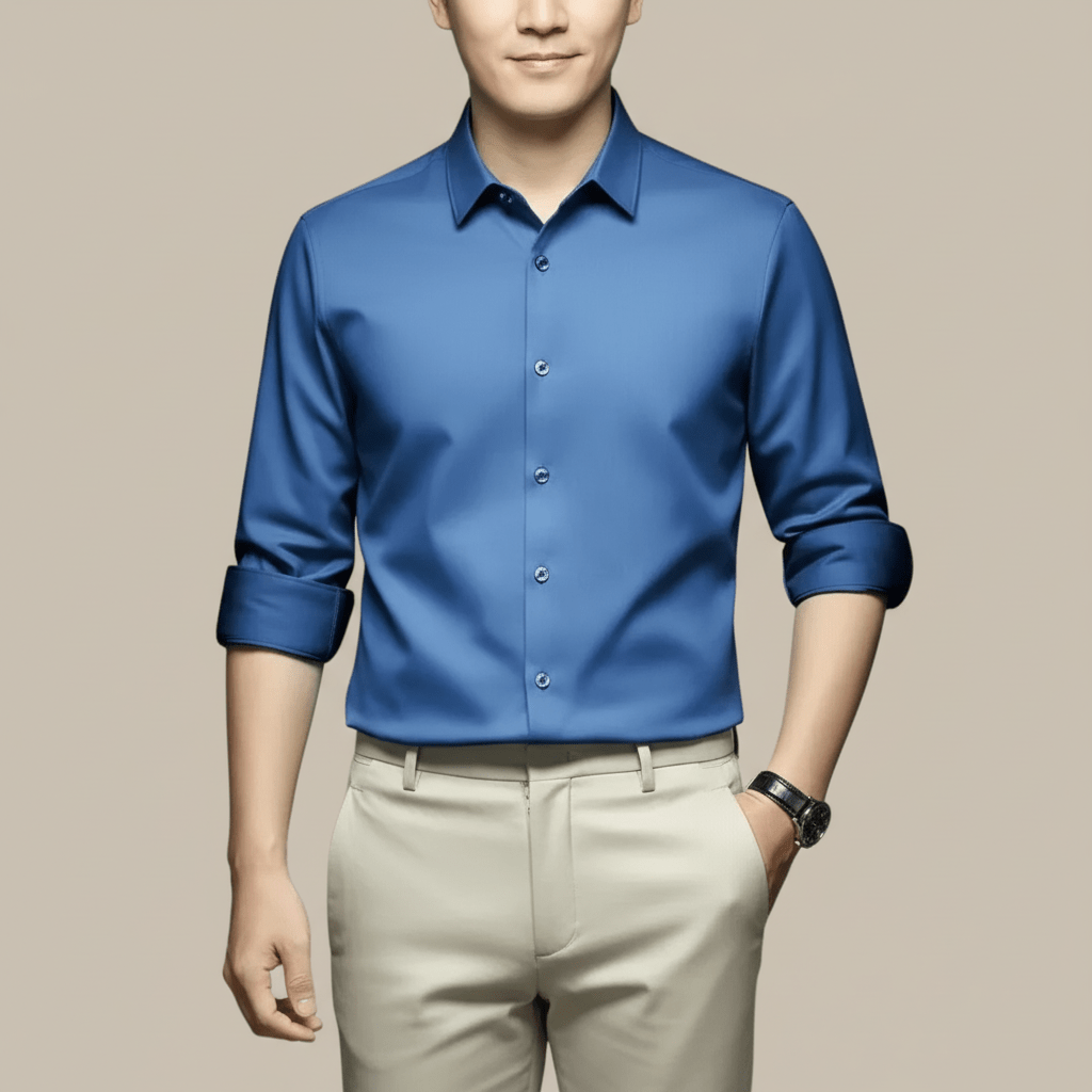 Monarc Men's Slim Fit Button Up Dress Shirt