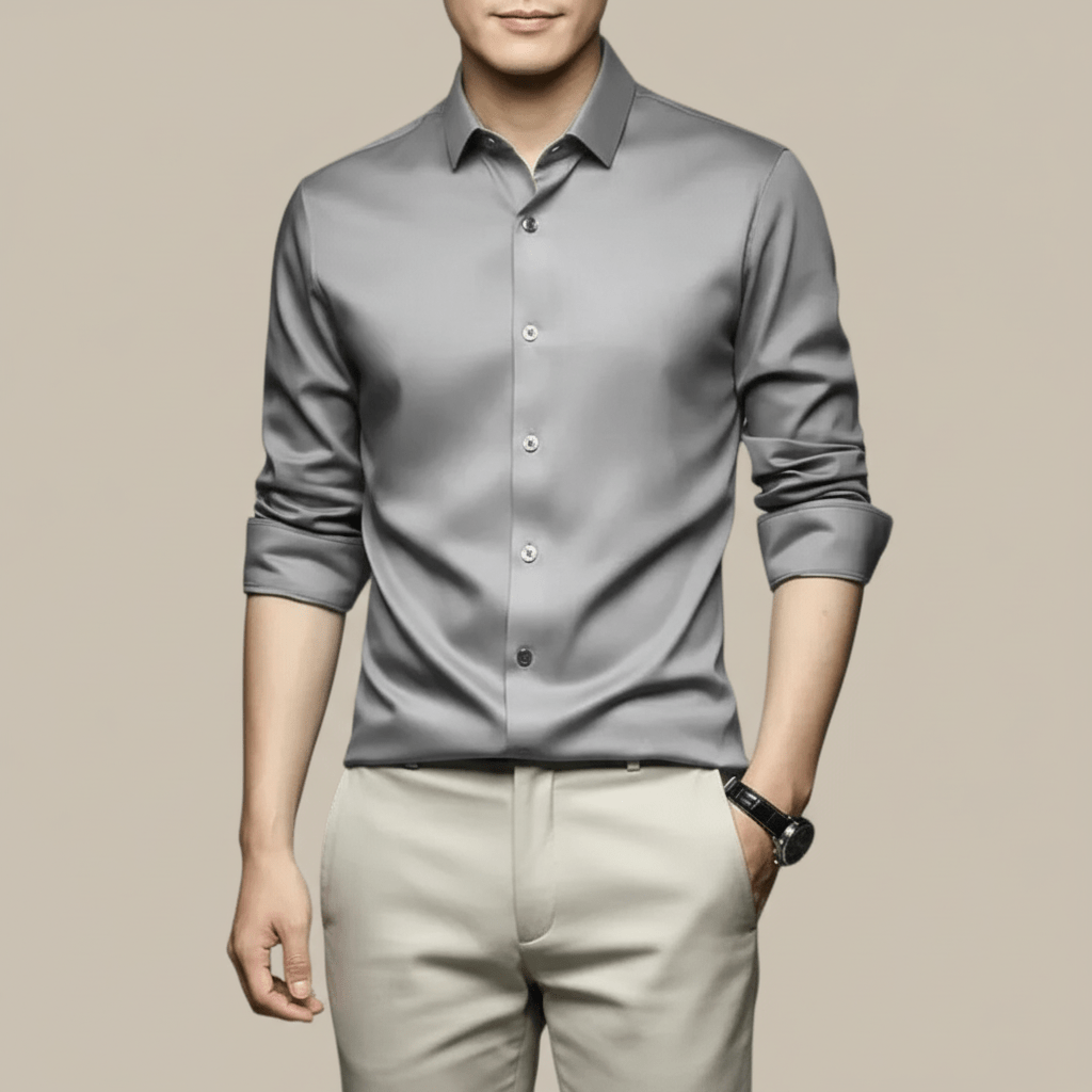 Monarc Men's Slim Fit Button Up Dress Shirt