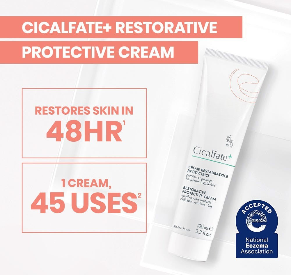 Cicalfate+ Restorative Protective Cream Moisturizer Dry & Sensitive Skin