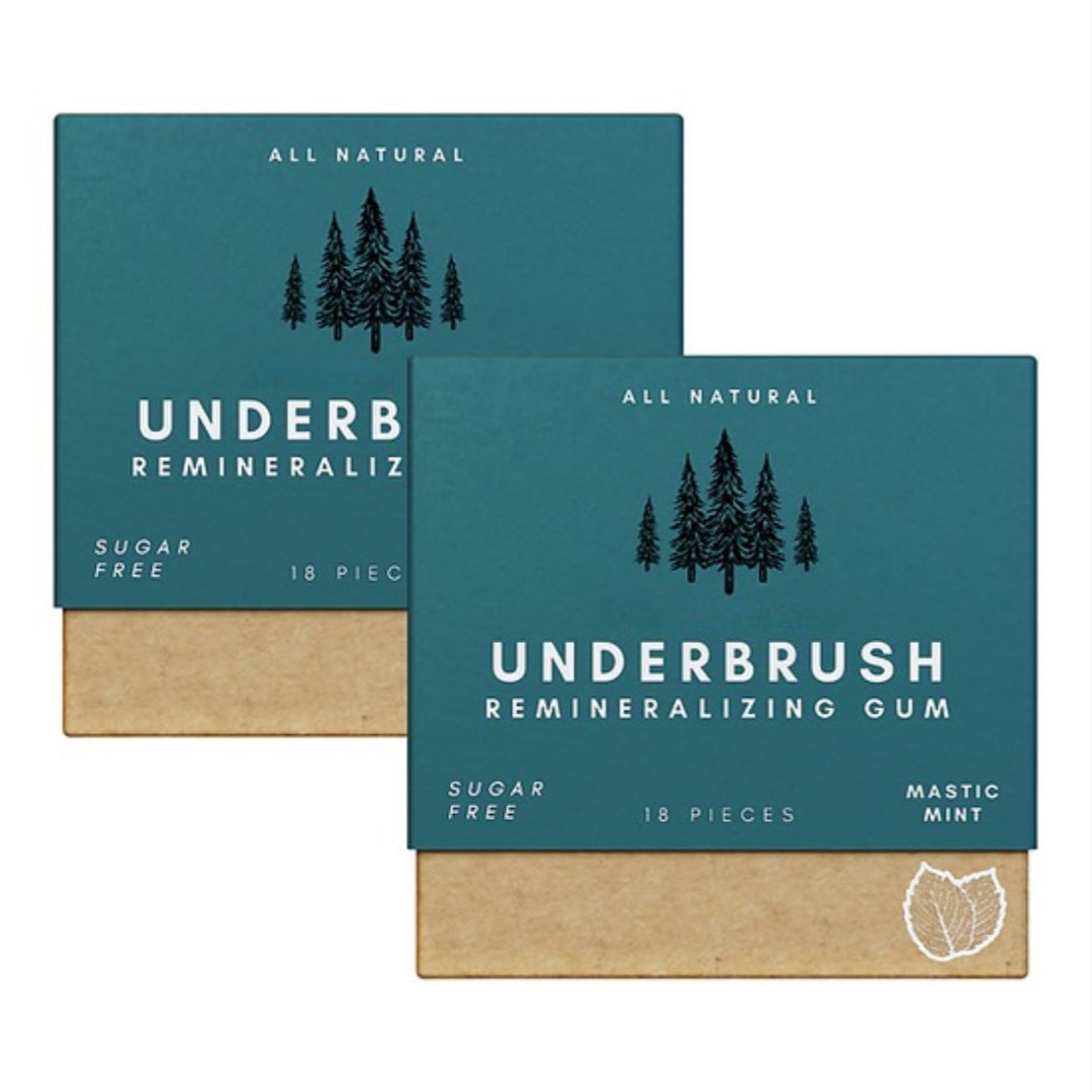 Underbrush Remineralizing Chewing Gum — Nano-Hydroxyapatite for Teeth & Gum