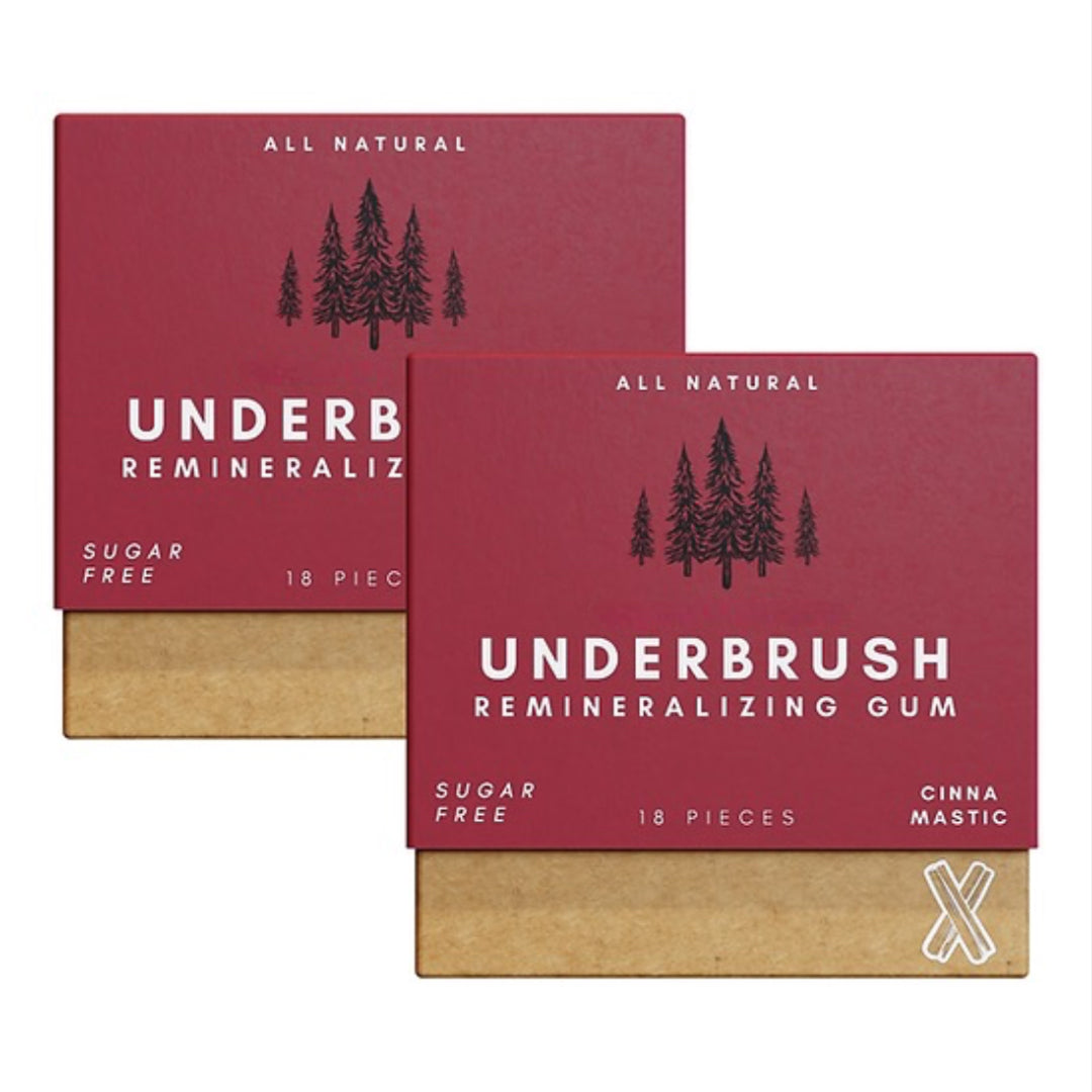 Underbrush Remineralizing Chewing Gum — Nano-Hydroxyapatite for Teeth & Gum