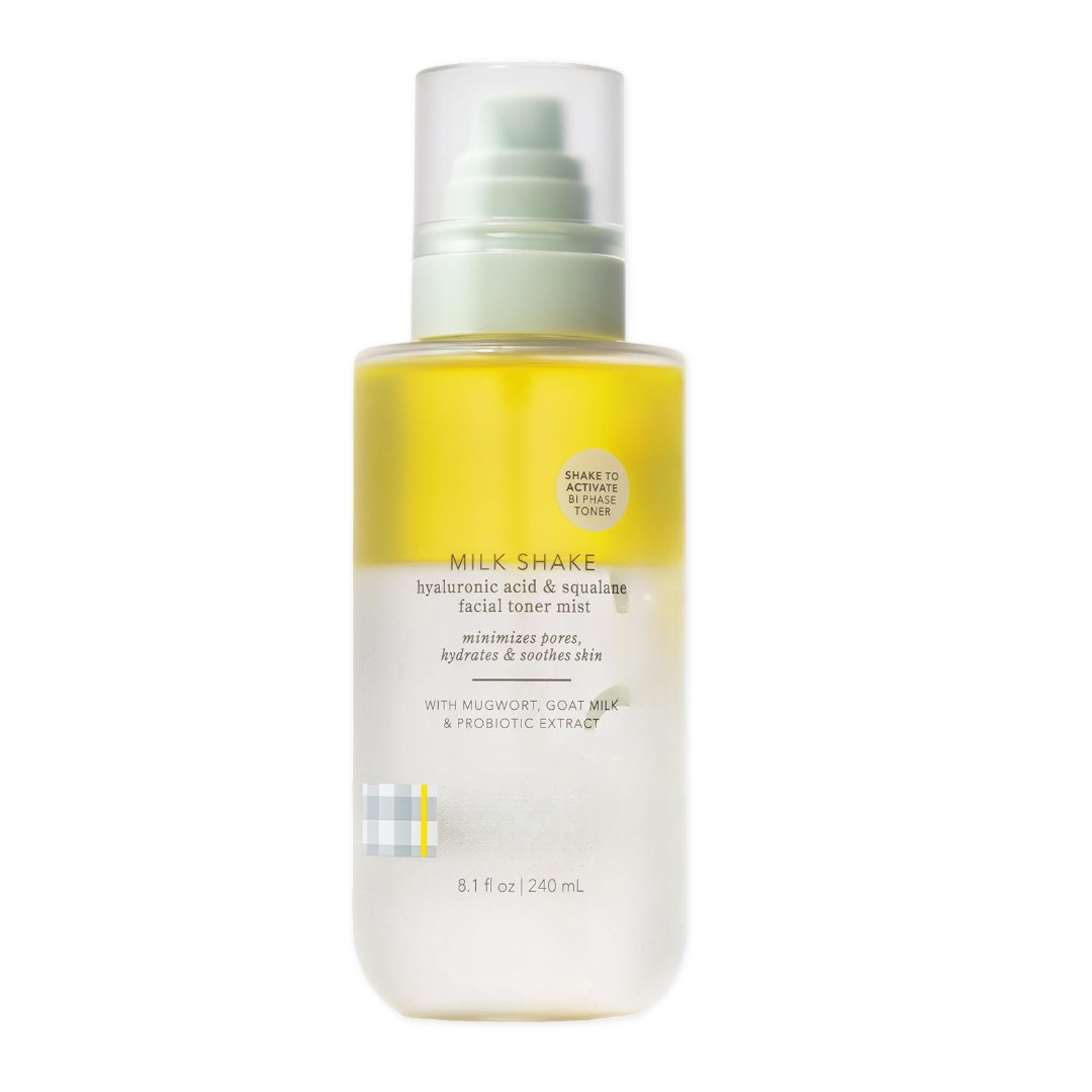 Milk Shake Hyaluronic Acid & Squalane Facial Toner Mist for Hydration & Sensitive Skin