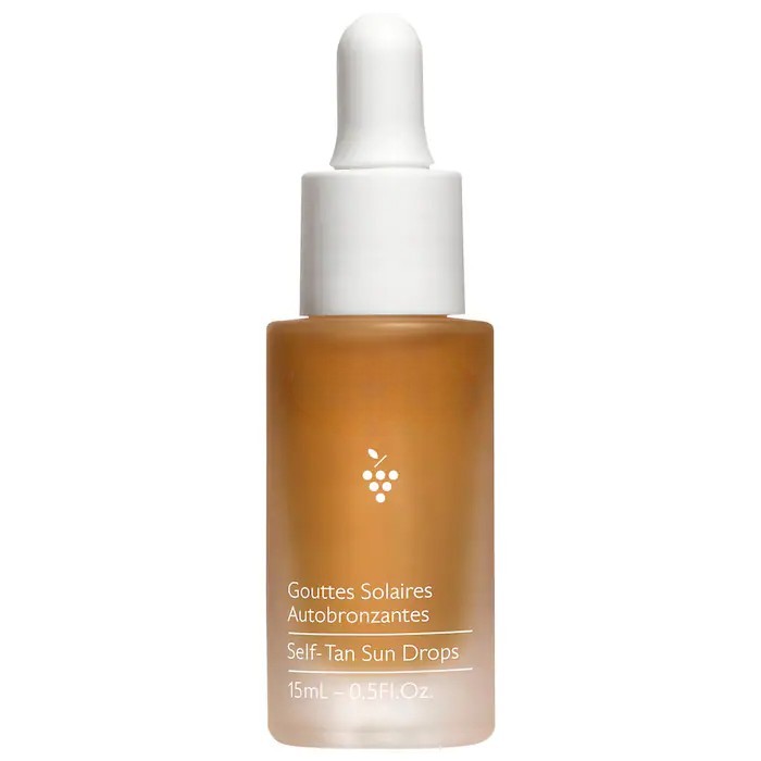 Self-Tan Sun Drops with Organic Grape Water for a Buildable Sun-Kissed Glow