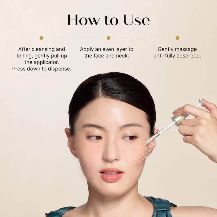 Dual Effect Ampoule Face Serum for Firming, Skin Elasticity & Wrinkle Care